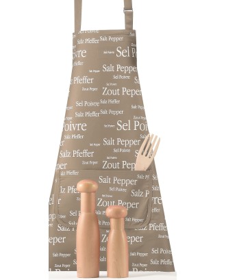 Sort  Salt&Pepper, crem -  SIMONA'S COOKSHOP